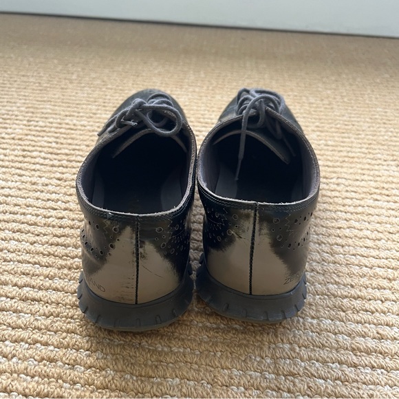 Cole Haan Women's Zerogrand Wing Ox Ironstone Brush Off Leather Distressed SZ 8 - Picture 8 of 12